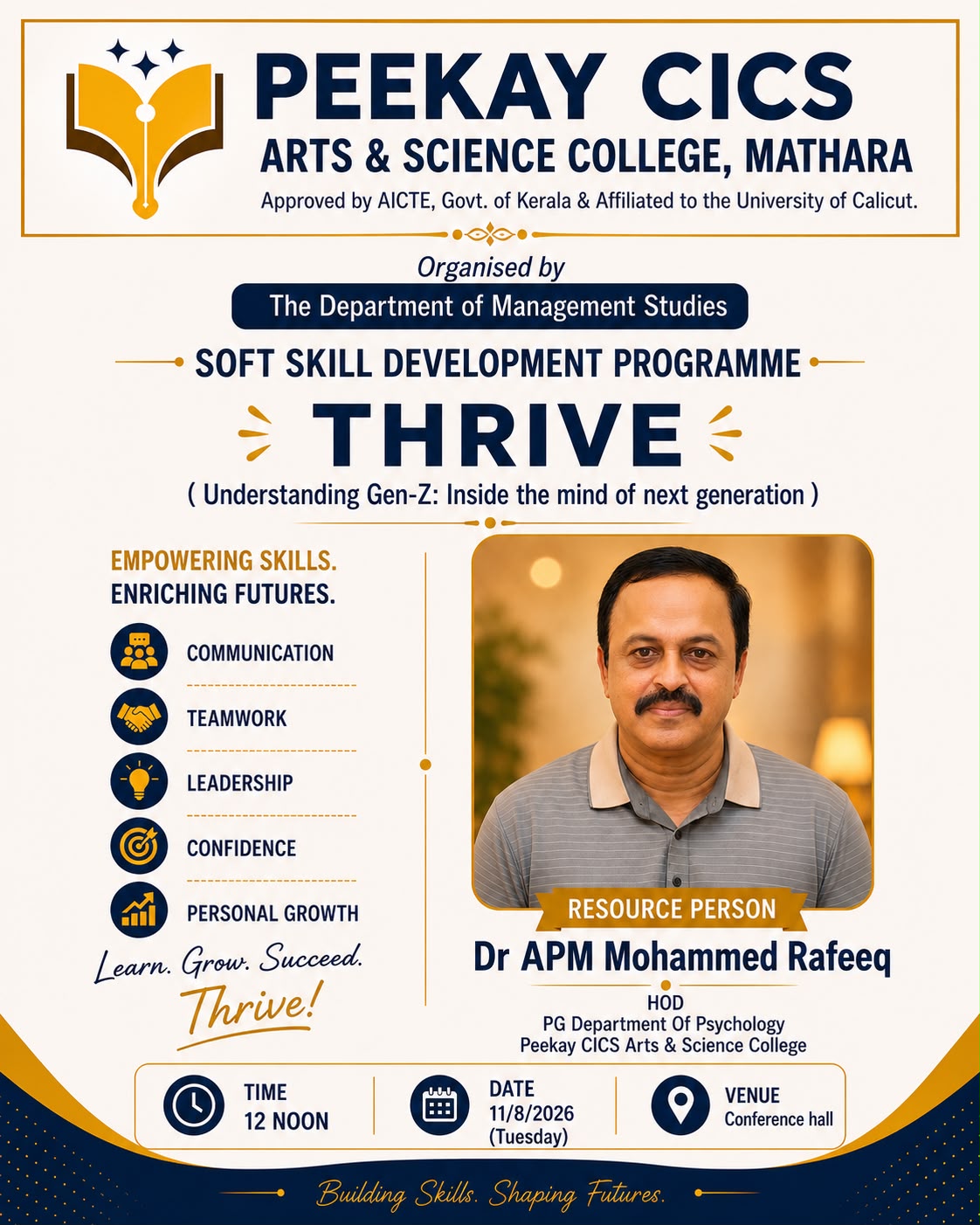 THRIVE – Soft Skill Development Programme