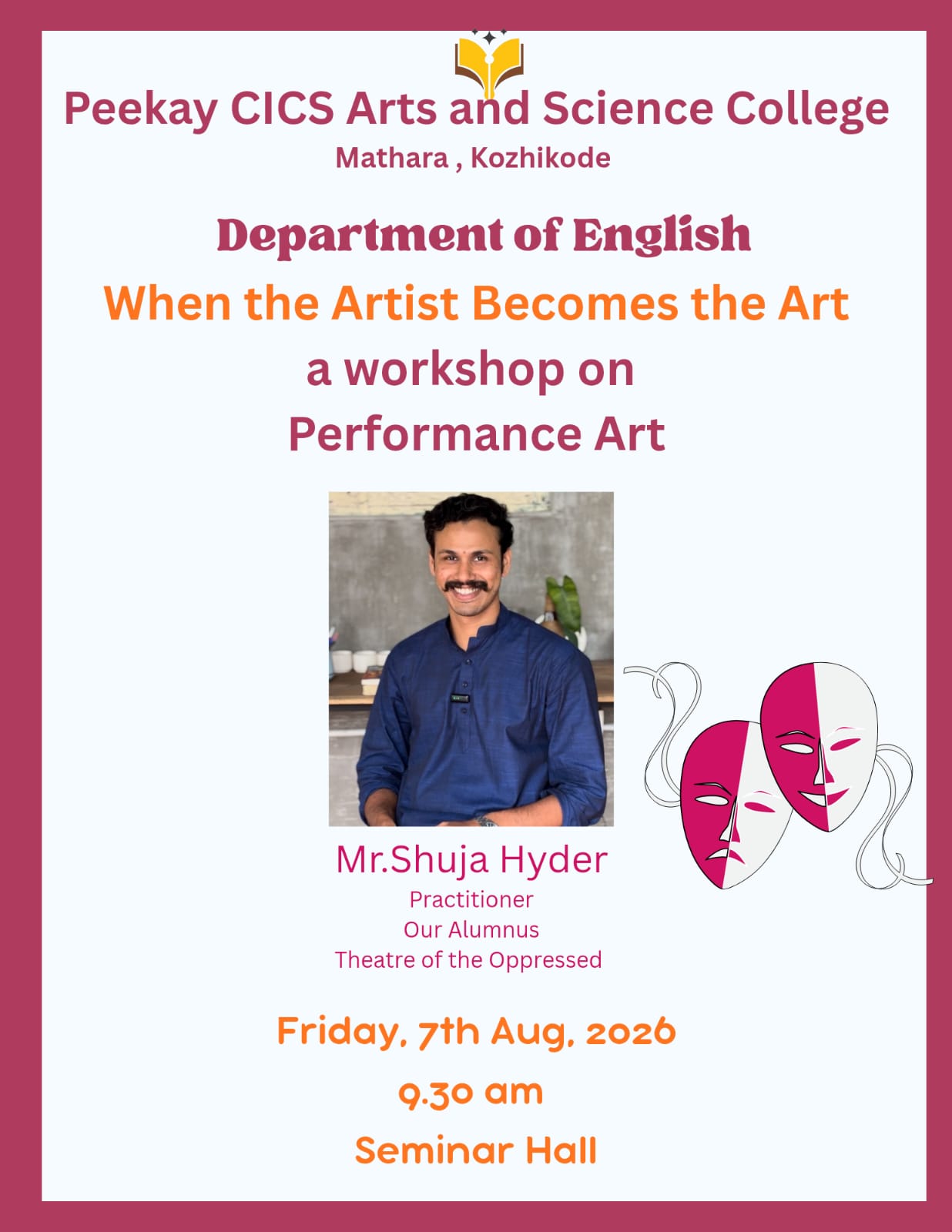 When the Artist Becomes the Art – A Workshop on Performance Art
