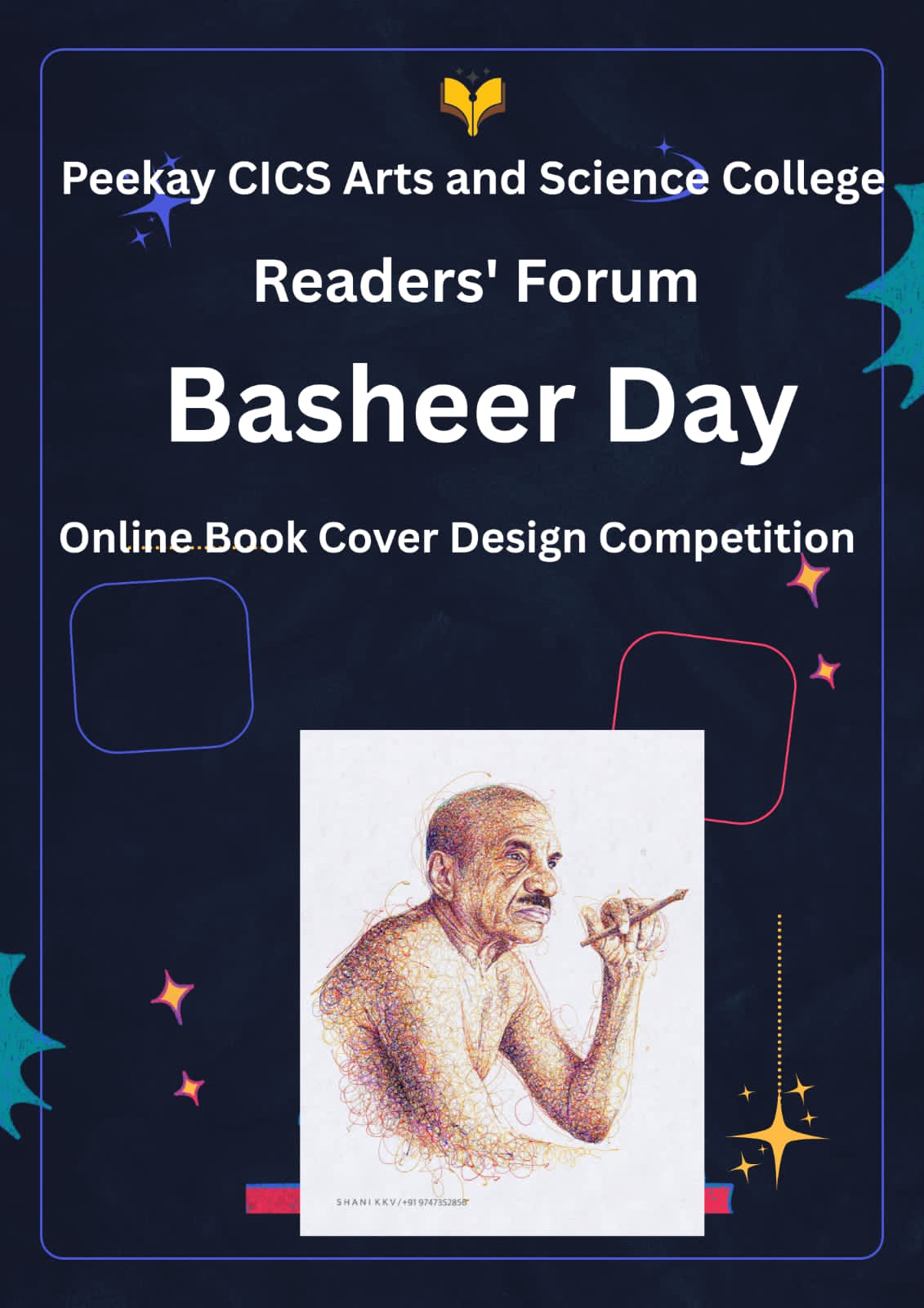 Readers' Forum Organizes Online Book Cover Design Competition on Basheer Day