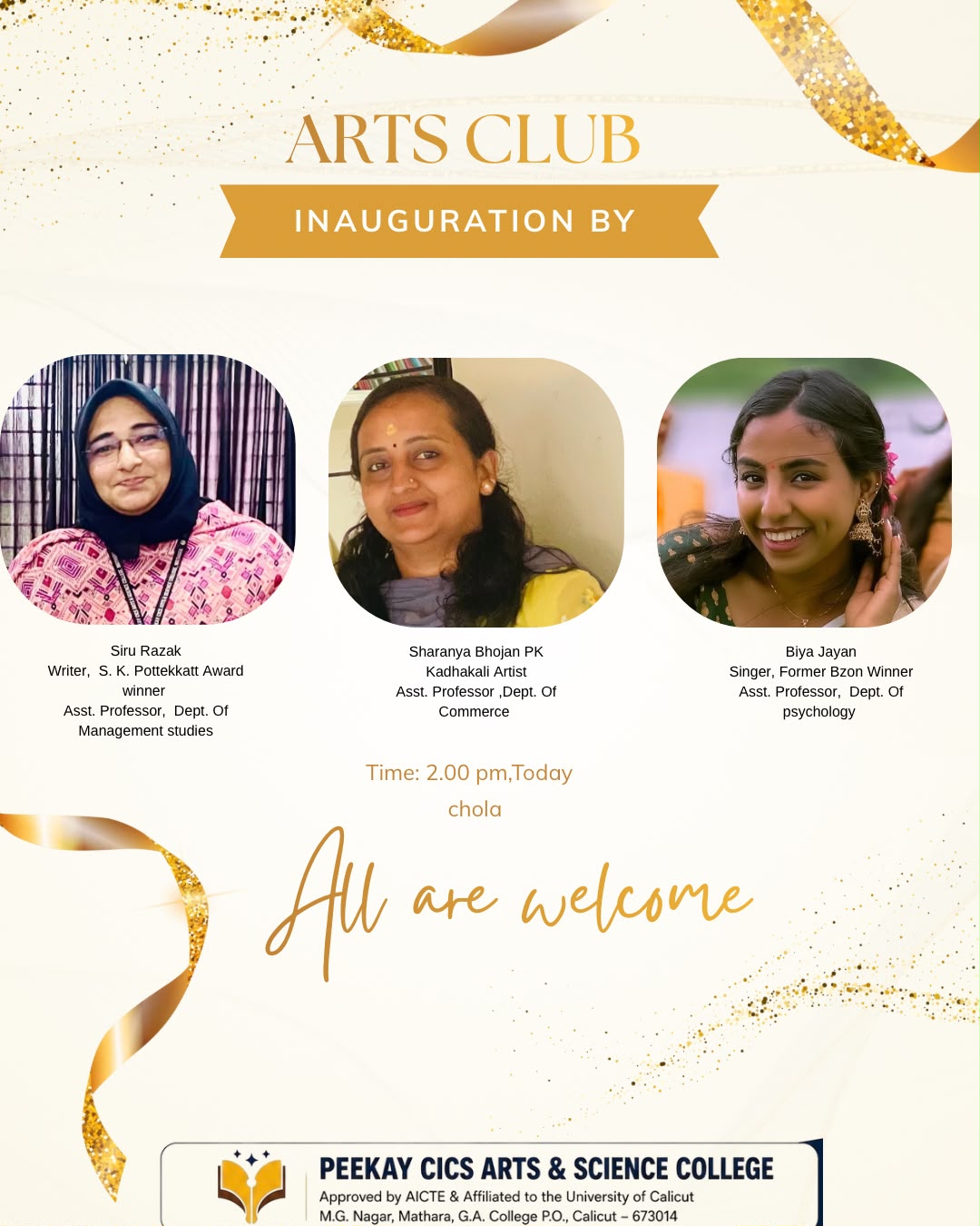 Arts Club Inauguration