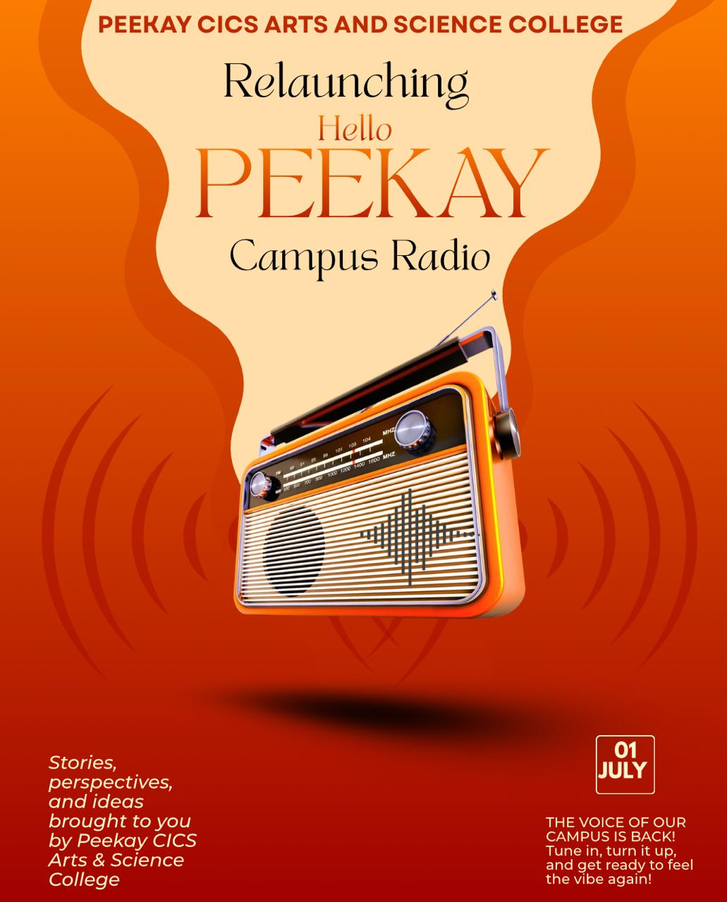 Hello Peekay Campus Radio Relaunched